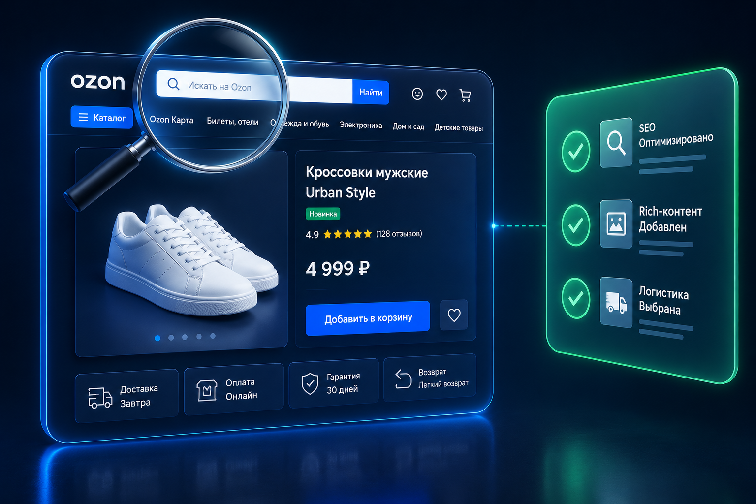 Подготовка карточки товара Ozon